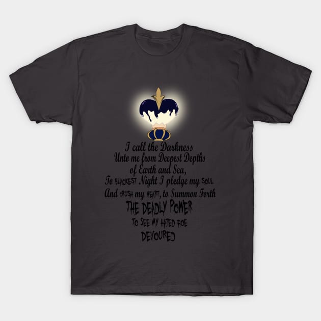 I Call the Darkness Unto Me T-Shirt by LunaHarker